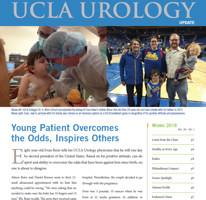 UCLA Urology Update, Winter 2018
